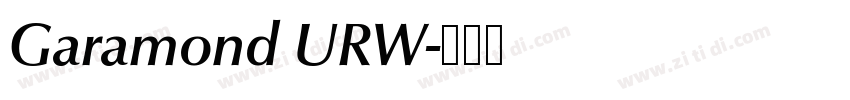 Garamond URW字体转换